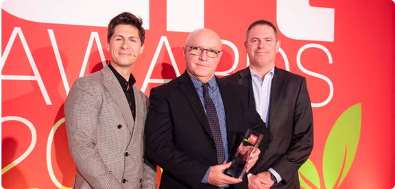 Nigel Webb wins Sales Excellence Award at the ERT Awards 2025